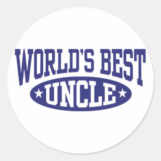 Sticker Rond Le meilleur oncle du monde