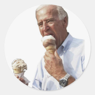 Sticker Rond Le mème de Joe Biden