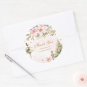 Sticker Rond Le Merci des nederland hivernaux de Nutcracker (Enveloppe)