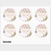 Sticker Rond Le Merci des nederland hivernaux de Nutcracker (Feuille)