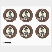 Sticker Rond Le meurtrier Vajazzle (Feuille)