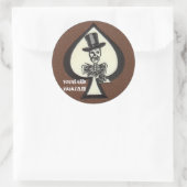 Sticker Rond Le meurtrier Vajazzle (Sac)