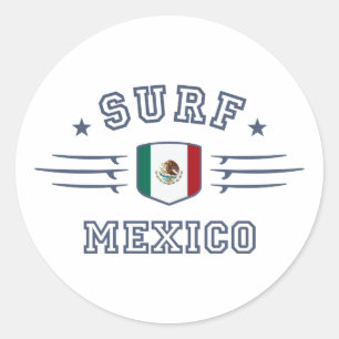 Sticker Rond Le Mexique