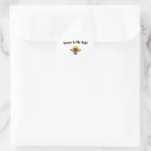 Sticker Rond Le miel est mon or (Sac)