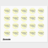 Sticker Rond Le Minnesota est Cool - et froid ! (Feuille)
