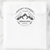 Sticker Rond Le mont Everest (Sac)