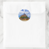 Sticker Rond Le Mont Saint Michel (Sac)