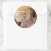 Sticker Rond Le monument national de Bear's Ears (Sac)