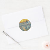 Sticker Rond Le moteur | Vincent van Gogh (Enveloppe)