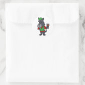 Sticker Rond Le Mouchoir choose (Sac)