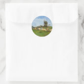 Sticker Rond Le Moulin de la Galette par Vincent van Gogh (Sac)