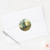 Sticker Rond Le Moulin de la Galette Van Gogh (Enveloppe)