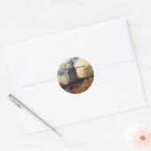 Sticker Rond Le Moulin de la Galette Van Gogh (Enveloppe)