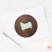 Sticker Rond Le mouton 2009 (Enveloppe)