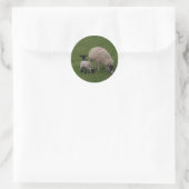 Sticker Rond Le mouton noir (Sac)