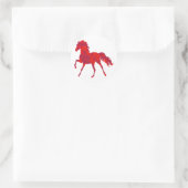STICKER ROND LE MOUVEMENT DU CHEVAL (Sac)