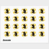 STICKER ROND LE NINJA CREED (Feuille)