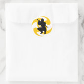 STICKER ROND LE NINJA CREED (Sac)