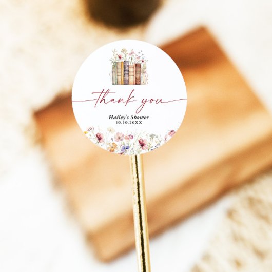 Sticker Rond Le nouveau chapitre commence la Fête des mariées F