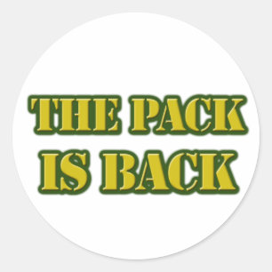 Sticker Rond le pack est de retour