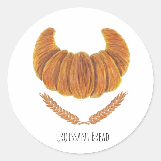 Sticker Rond Le pain du Croissant (Devant)