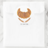Sticker Rond Le pain du Croissant (Sac)