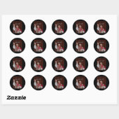 Sticker Rond Le Pape Leo Xiv 0 (Feuille)