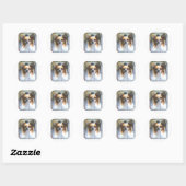 Sticker Rond Le PAPILLON (Feuille)