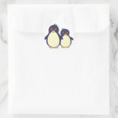 Sticker Rond Le paradis des pingouins (Sac)