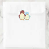 Sticker Rond Le paradis des pingouins (Sac)