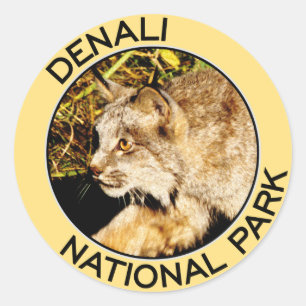 Sticker Rond Le Parc national de Denali