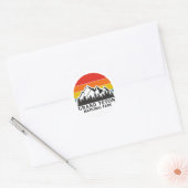 Sticker Rond Le Parc national de Grand Teton (Enveloppe)