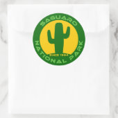 Sticker Rond Le Parc national du Saguaro (Sac)