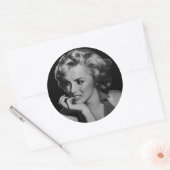 Sticker Rond Le penseur (Enveloppe)