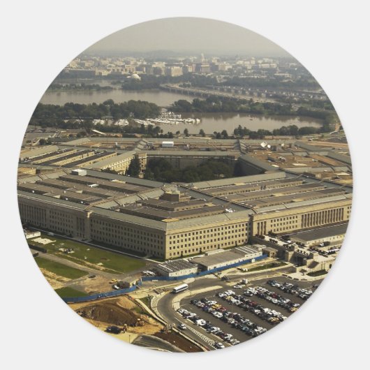 Sticker Rond Le Pentagone (Devant)