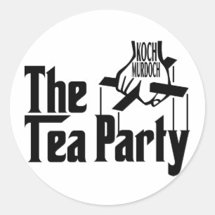 Sticker Rond Le Père du thé