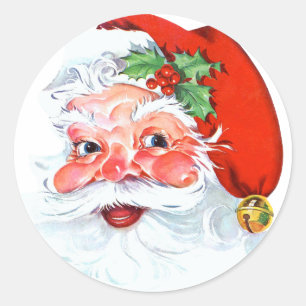 Sticker Rond Le père noël