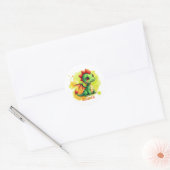 Sticker Rond Le Petit Cerf-volant (Enveloppe)