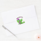 Sticker Rond Le petit dragon de papa (Enveloppe)