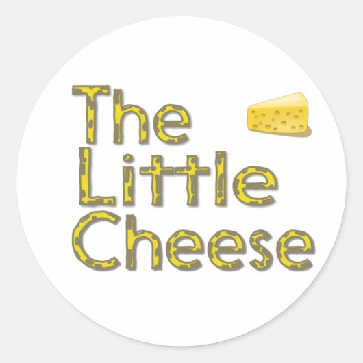 Sticker Rond Le Petit Fromage (Devant)