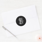 Sticker Rond Le philosophe stoïque Marcus Aurelius Motivation d (Enveloppe)