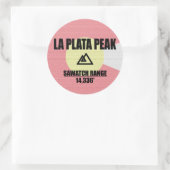 Sticker Rond Le pic La Plata (Sac)