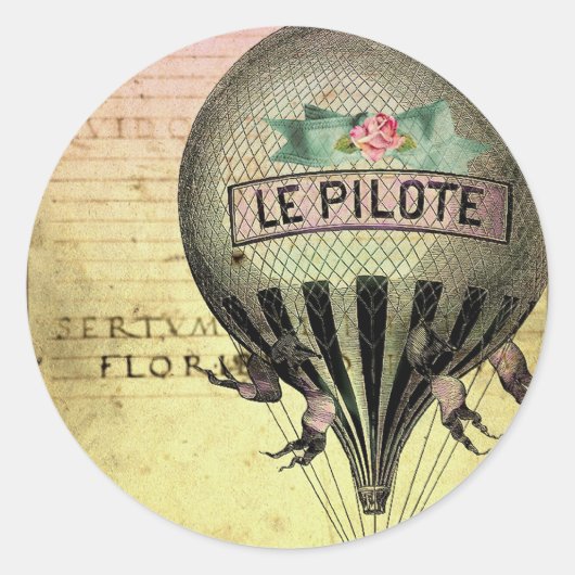 Sticker Rond *Le PiLoTe* (Devant)