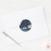 Sticker Rond Le pin Bonaventure - Paul Signac (Enveloppe)