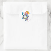 Sticker Rond Le pingouin 2 (Sac)