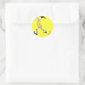 Sticker Rond Le Piper Pied d'Hamelin (Sac)