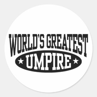 Sticker Rond Le plus grand arbitre du monde