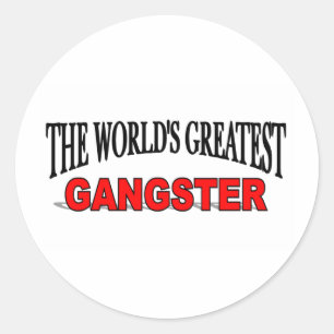 Sticker Rond Le plus grand bandit du monde