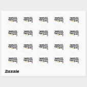 Sticker Rond Le plus grand papa du monde (Feuille)