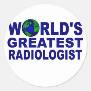 Sticker Rond Le plus grand radiologue du monde